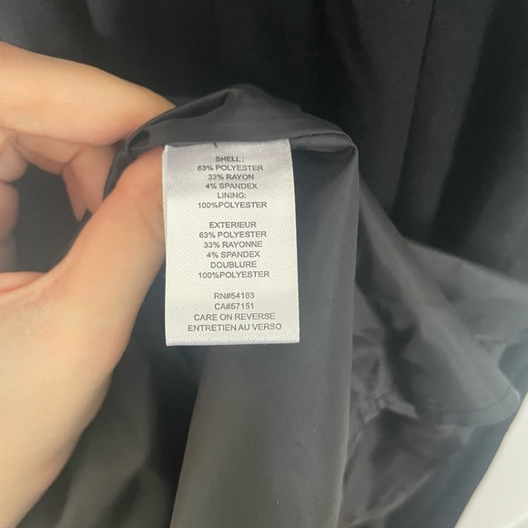 NWT Calvin Klein Black Fit & Flare Sleeveless Dress – Size 8 - Picture 4 of 7